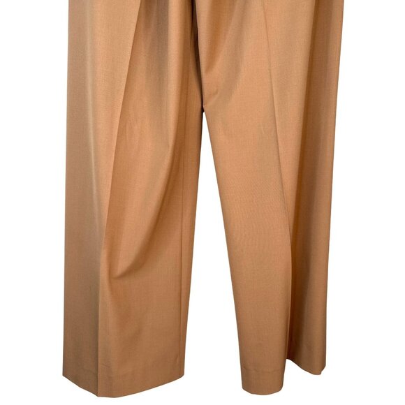 ZARA Small Beige Wide-Leg Pants - Picture 8 of 14